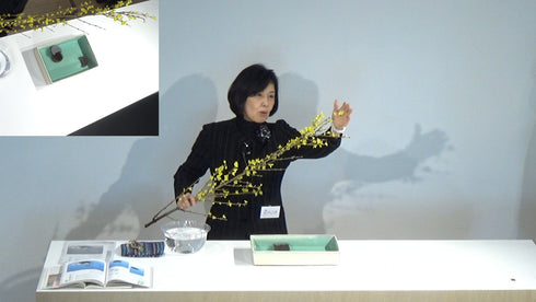 2-12 Variation No.5 Slanting Style Moribana by Ms.Misei Ishikawa