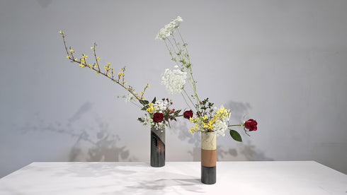 2-19 Variation No.8 Combined Styles(Nageire and Nageire) by Ms.Kumiko Kato