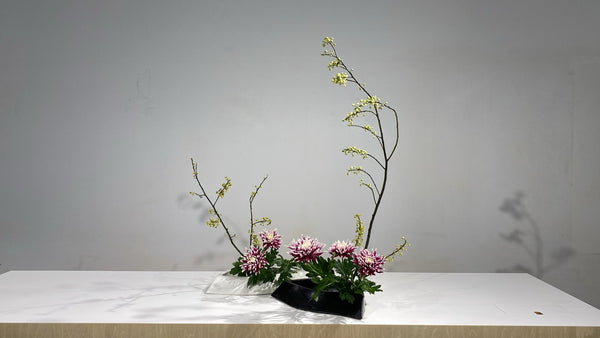 2-17 Variation No.8 Combined Styles(Moribana and Moribana) by Ms.Koei Sawada