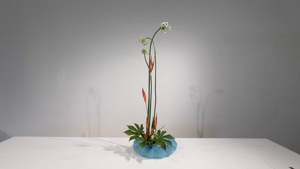 3-1 Vertical Composition(Moribana) by Ms.Gaho Isono  - with English subtitles