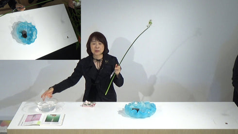 3-1 Vertical Composition(Moribana) by Ms.Gaho Isono  - with English subtitles