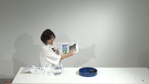 1-18 Variation No.2 Slanting Style Moribana by Ms.Komiko Kato