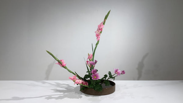 1-11 Variation No.1 Upright Style Moribana by Ms.Kazuko Nakada