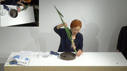 1-11 Variation No.1 Upright Style Moribana by Ms.Kazuko Nakada