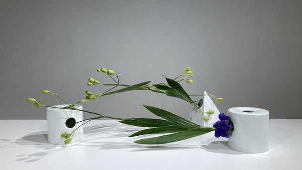 3-4 複数花器にいける 岡本青珠