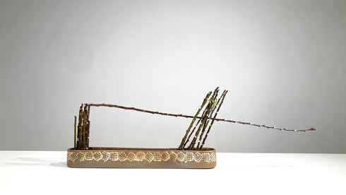 3-15 Composition of Surfaces Made by the Massing of Lines by Ms.Kazuko Nakada