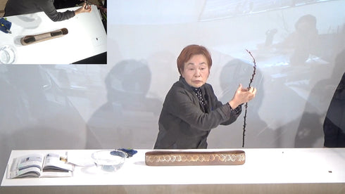 3-15 Composition of Surfaces Made by the Massing of Lines by Ms.Kazuko Nakada