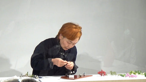 5-15 Miniature Ikebana by Ms.Kazuko Nakada