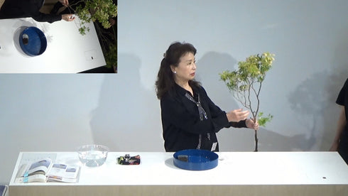 1-8 Basic Slanting Style Moribana(in Reverse) by Ms.Okamoto Seishu