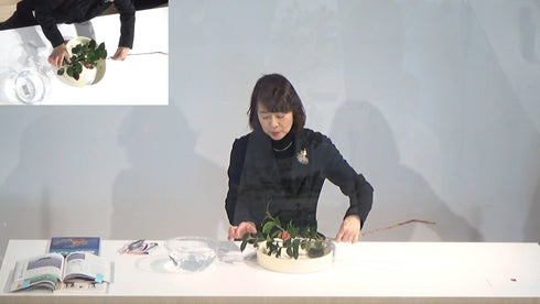 2-11 Variation No.5 Upright Style Moribana by Ms.Gaho Isono