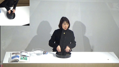 2-13 Variation No.6 Slanting Style Moribana by Ms.Gaho Isono