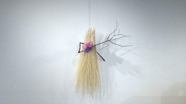 Special 4-17 植物を使った壁作品1 片山健