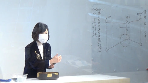 2-14 Variation No.6 Horizontal Style Moribana by Ms.Misei Ishikawa